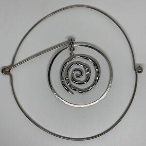 Vintage Spiral Choker Necklace